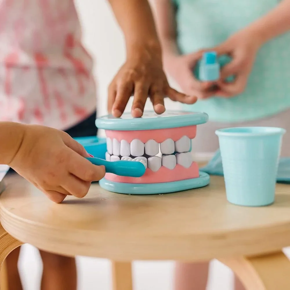 NEW Melissa & Doug Dentist Dental Pretend Play Teeth Set 25-piece EASTER BASKET